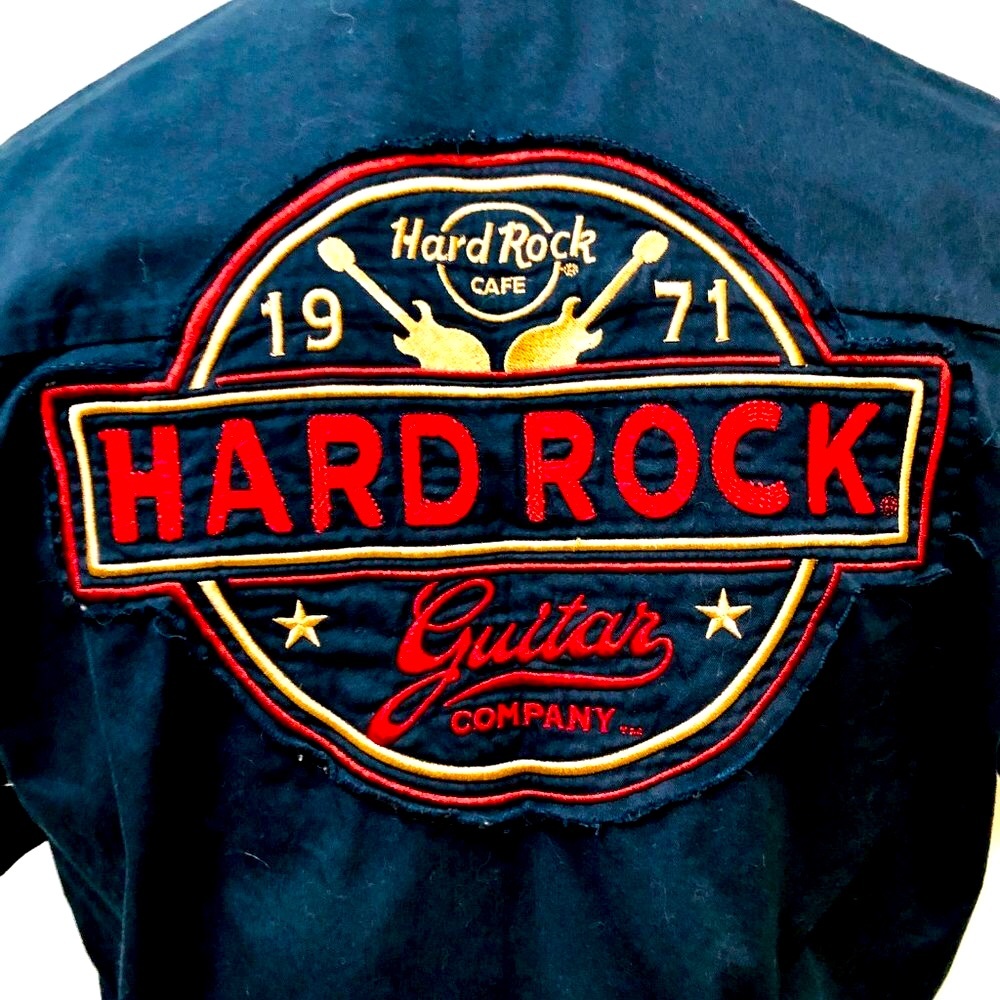 Hard Rock Cafe Myrtle Beach Embroidered Guitar Shirt